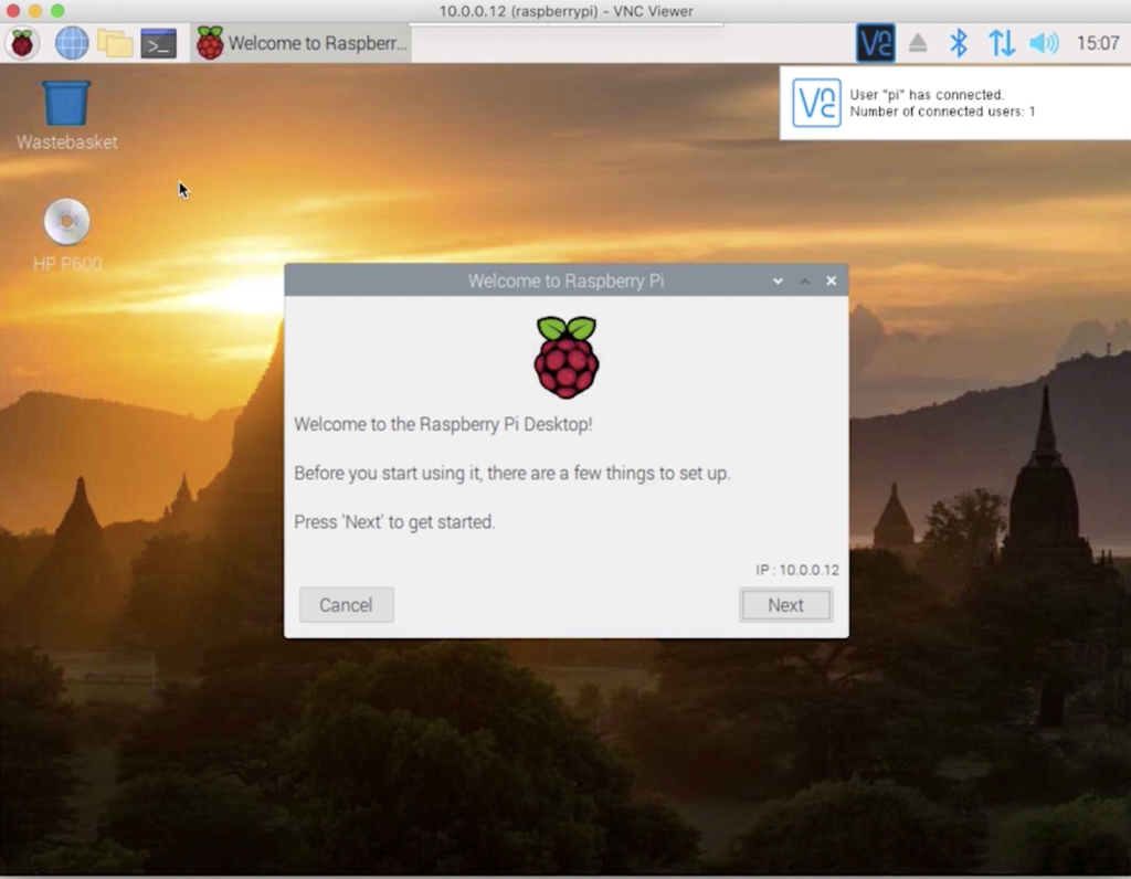 Raspberry Pi 4 Desktop over VNC