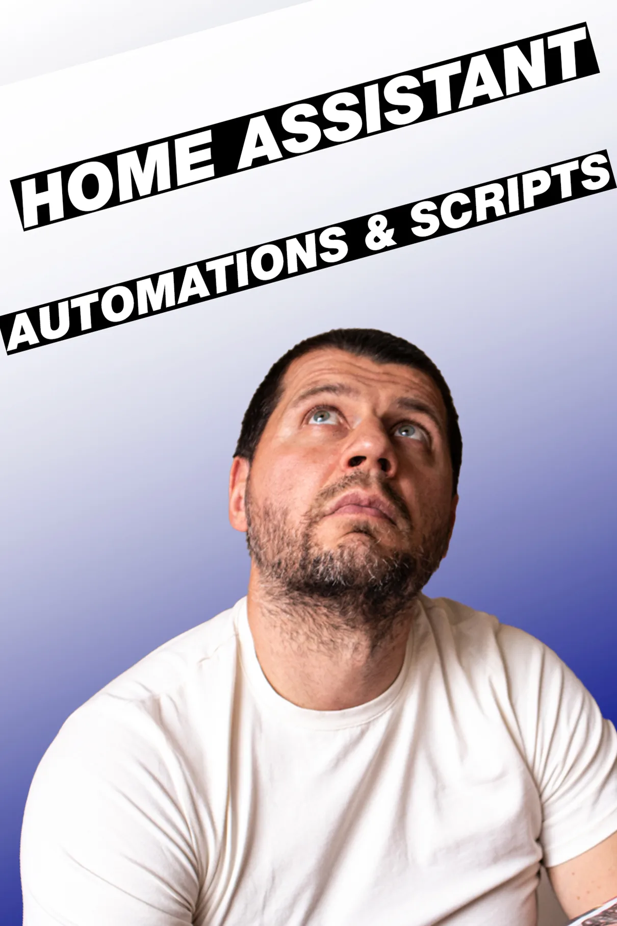 Me looking at home assistant automations and scripts label