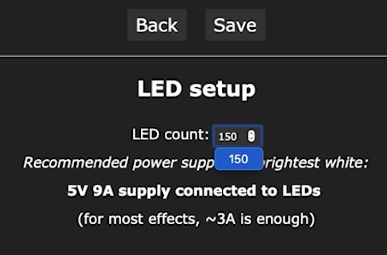 Change the LED count in WLED to control all of the available LEDs that you have