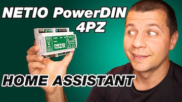 Peyanski looking at the Netio PowerDIN 4PZ device