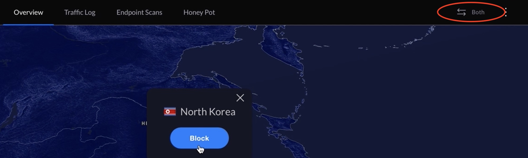 GeoIP Filtering traffic in Both directions.