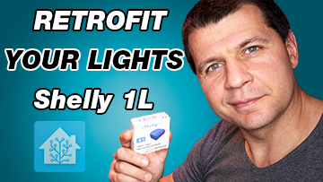 Kiril Peyanski holding Shelly 1L with retrofit your lights label