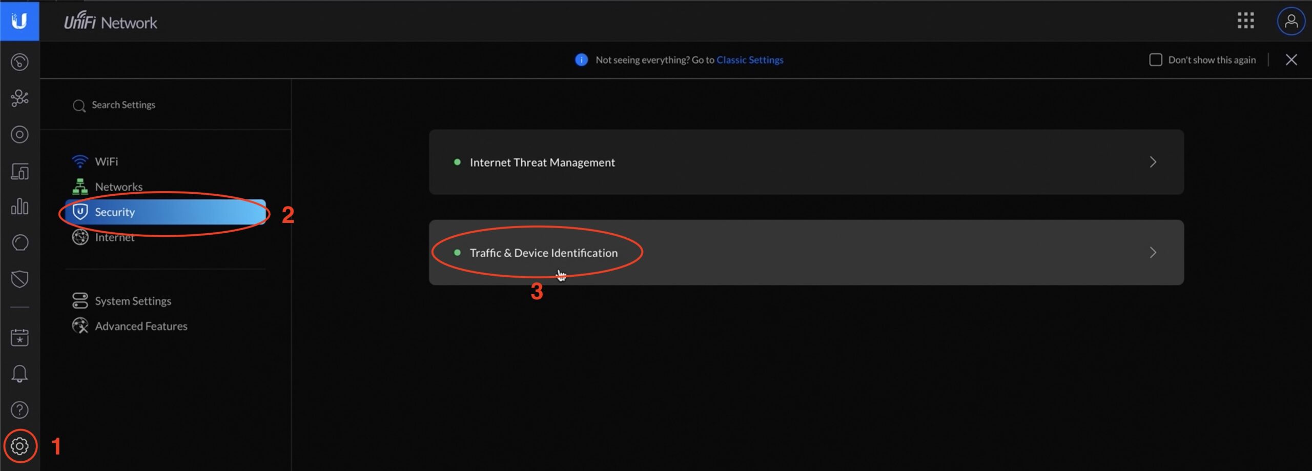 To activate the Deep Packet Inspection in UniFi controller follow these steps.