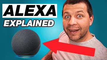 Kiril Peyanski with Alexa explained label and Echo Dot 4th gen picture