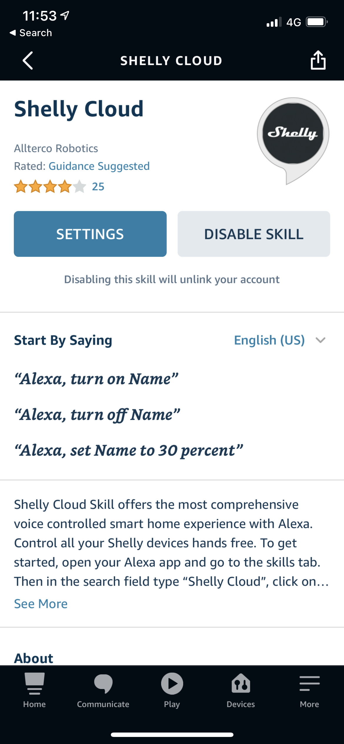 Alexa Smart Home Skills 1