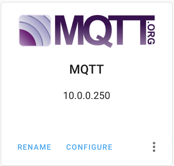 MQTT Home Assistant Integration successfully added in Home Assistant