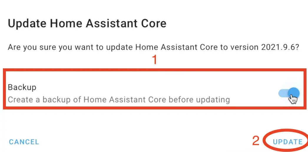 How to Update Home Assistant as safe as possible 1