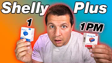 Kiril Peyanski holding Shelly Plus 1 and Shelly Plus 1PM