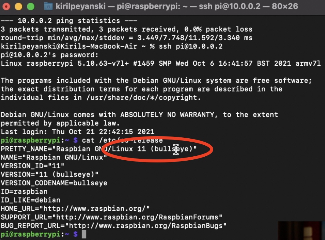 How to check if I'm running Bullsye 11? This is to check if your Raspberry Pi Buster to Bullseye upgrade is successful.