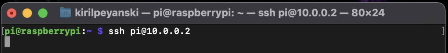 Connecting to Raspberry Pi remotely using ssh command