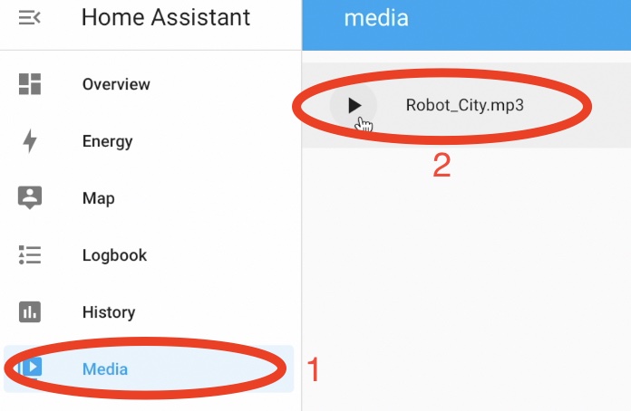 Playing media files from Home Assistant Media section