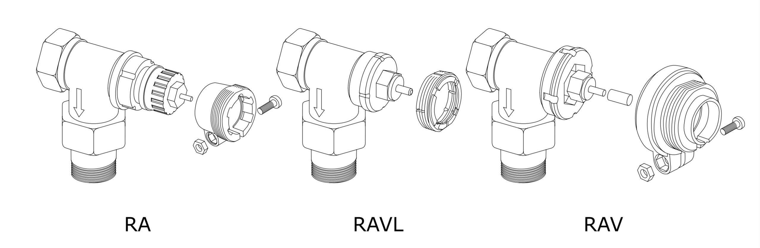 Shelly TRV comes with these adapters that will help you installing it in a matter of seconds
