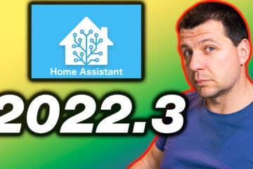 Kiril Peyanski and Home Assistant 2022.3 logo