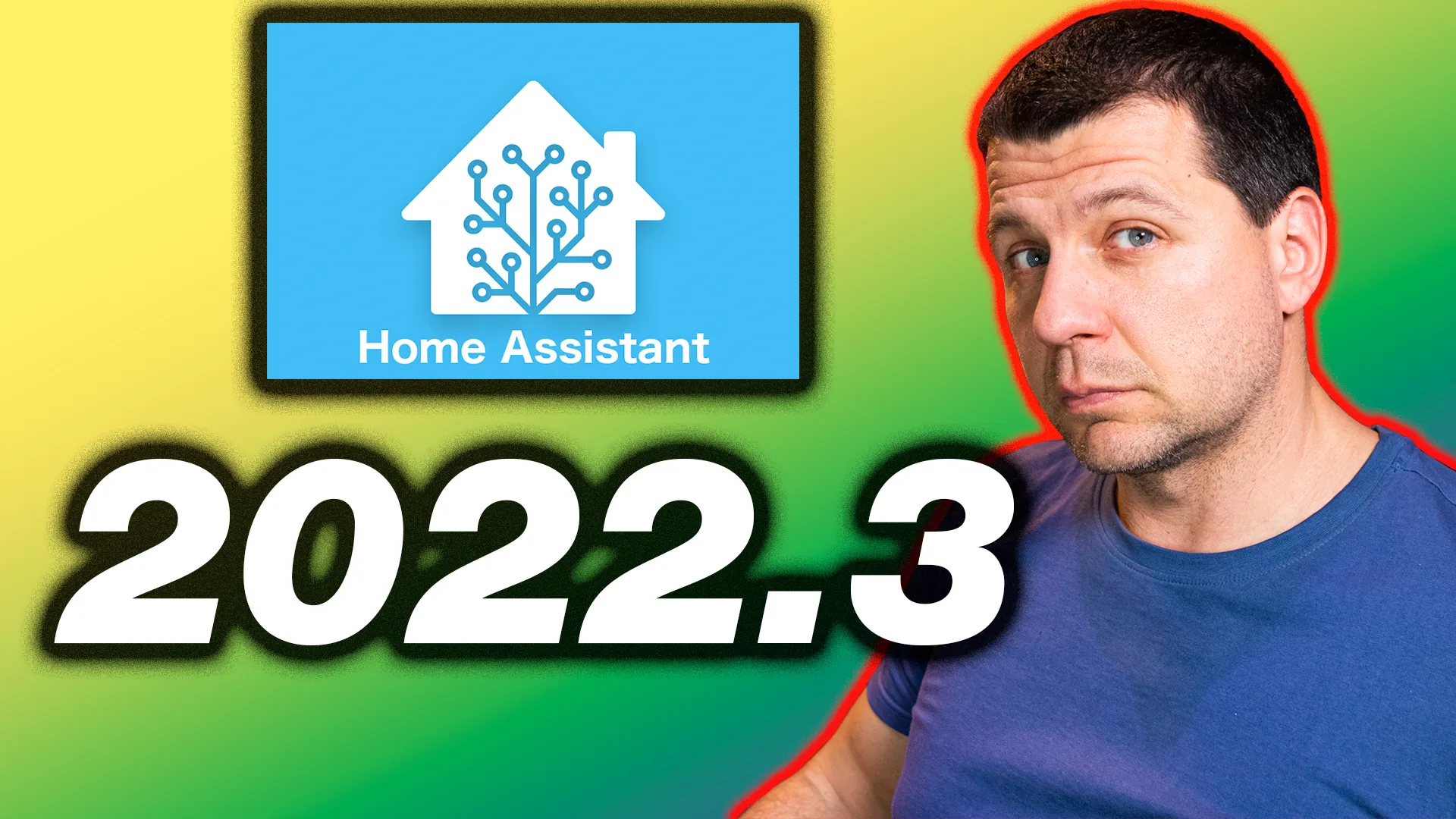Kiril Peyanski and Home Assistant 2022.3 logo