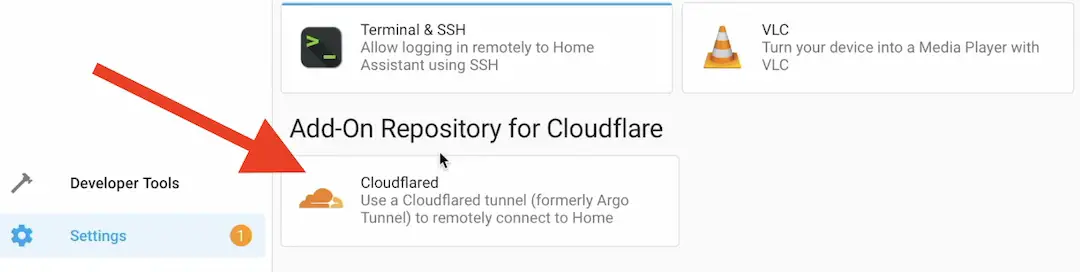 Cloudflared add-on added in Home Assistant