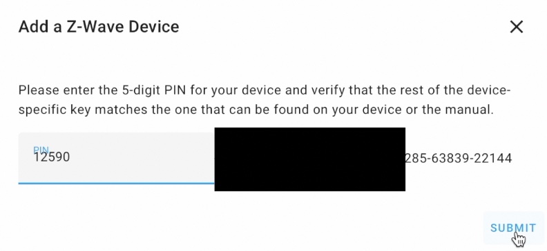 Enter first five digits of your DSK number in this dialog