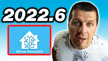 KIril Peyanski and 2022.6 text plus Home Assistant logo and text below