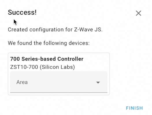 Successfully adding the Aeotec Z-Stick 7 in Home Assistant using Z-Wave JS