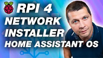 RPI 4 network installer home assistant OS