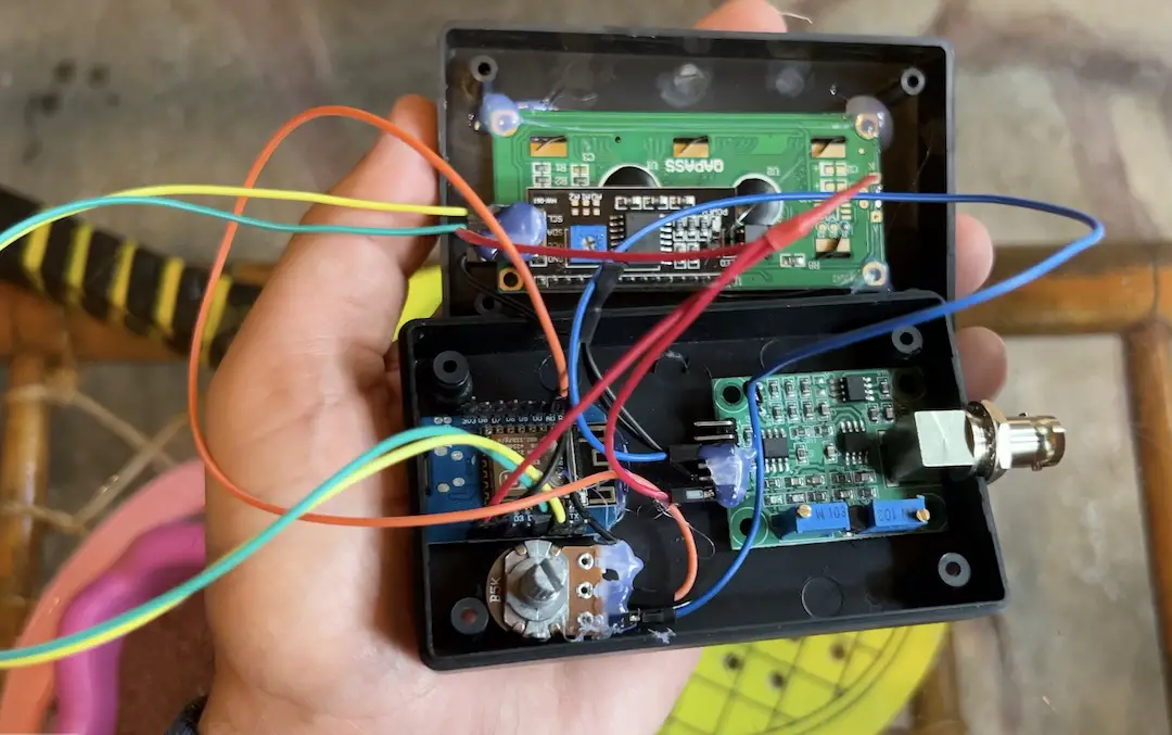 Smart DIY PH Sensor final result opened