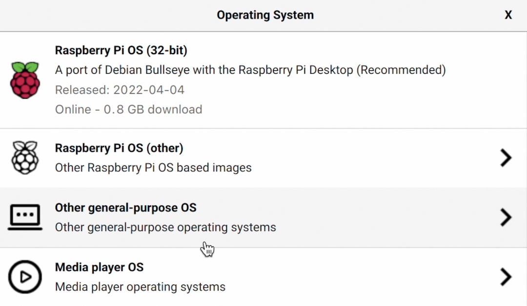 The Compatible OSes with Raspberry Pi and Yellow are a lot