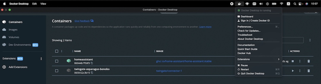 install docker on mac os