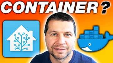 Container label Home Assistant Logo and Docker