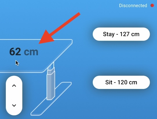 Desk Height Digit is not accurate as the Sensor Height is not working correctly