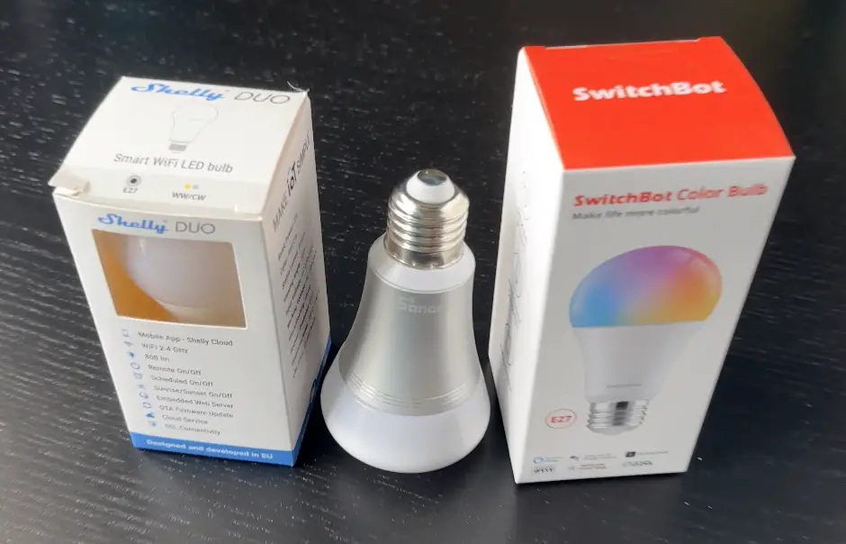 This is how the Shelly, Sonoff & SwitchBot Smart bulbs look like