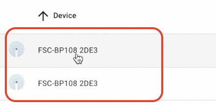 Two very similar devices added by iBeacon integration