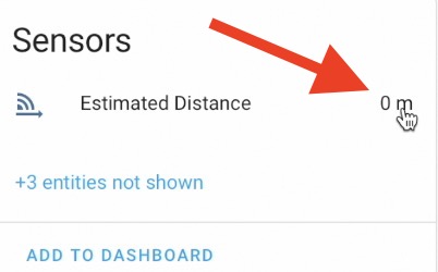 This sensor is actually working and it is showing the distance between the iBeacon and the Home Assistant