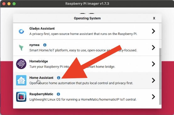 Raspberry Pi Imager home assistant