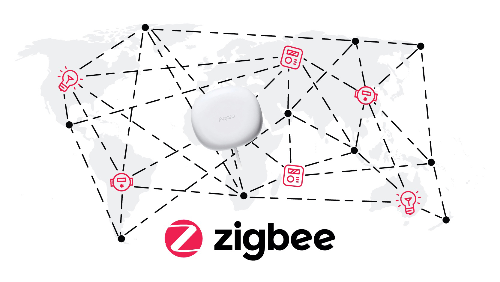Aqara FP1 is using ZigBee Mesh network for the wireless communication