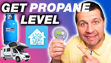 Kiril Peyanski holding Mopeka Pro Check smart sensor with get propane level