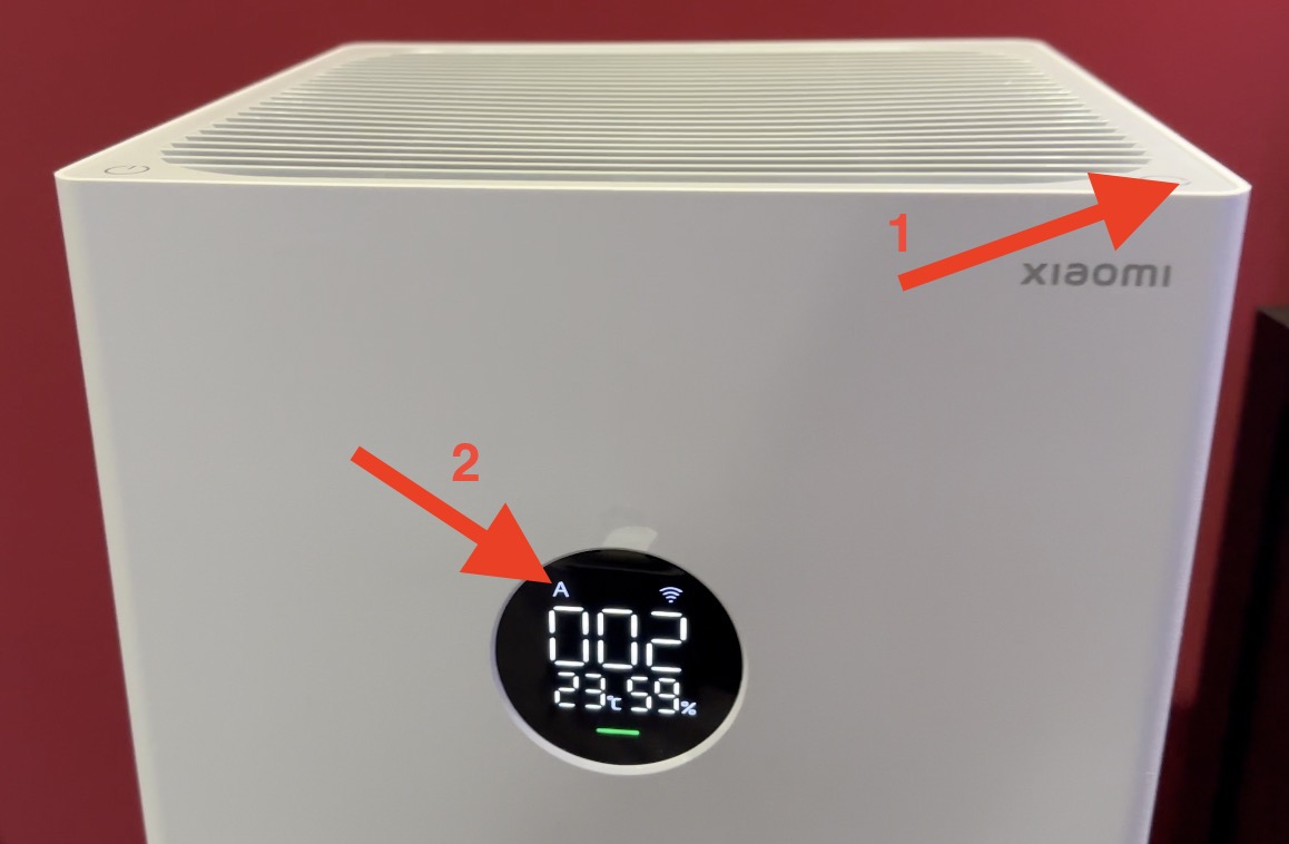 Xiaomi Smart Air Purifier 4 Lite set on Auto mode