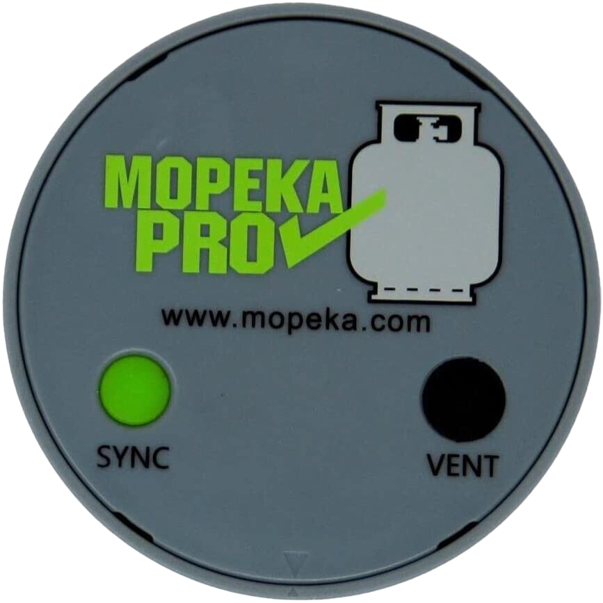 thumbnail image 2 of Mopeka M1001 LP Tank Check Sensor Kit – Monitor Your Propane Level Via Smartphone! Includes 3 Tank Spacers 2 of 3