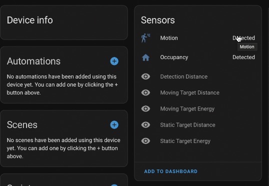 Thanks to Motion and Occupancy sensor I can create endless Home Assistant Automations