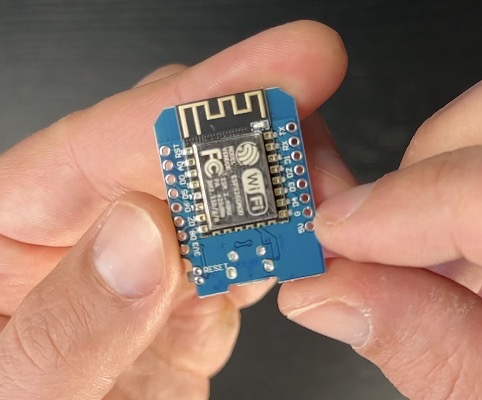D1 Mini (ESP8266) that will be connected to the sensor and wirelessly to Home Assistant 