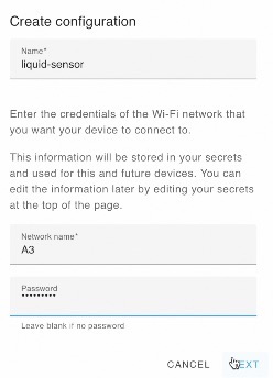 Creating ESPHome initial configuration 