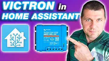 Victron in Home Assistant and Victron MPPT, Home Assistant Logo and Kiril Peyanski