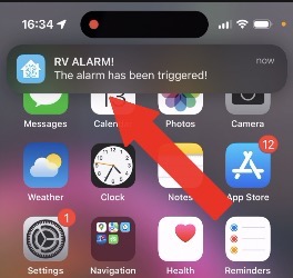 Push Notification that inform when the Home Assistant Alarm has been triggered