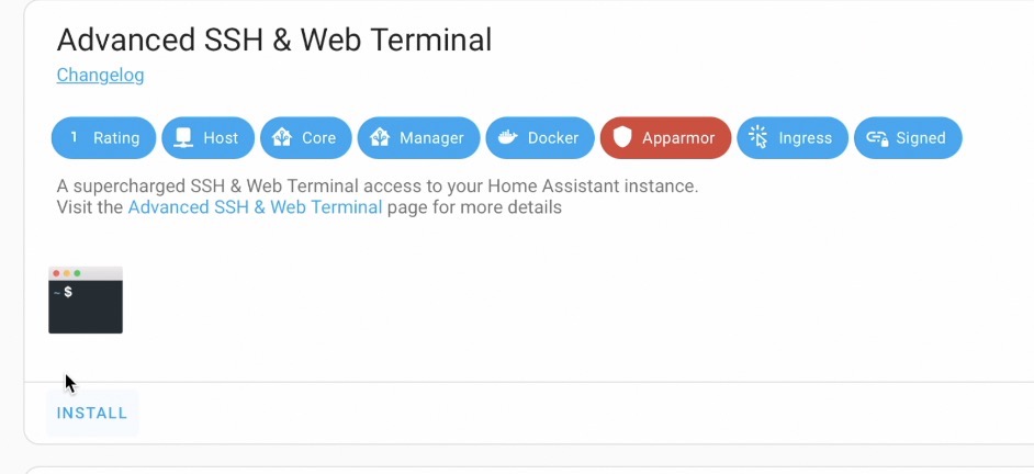 Advanced SSH & Web Terminal is one of the available SSH add-ons available at the time of writing this article