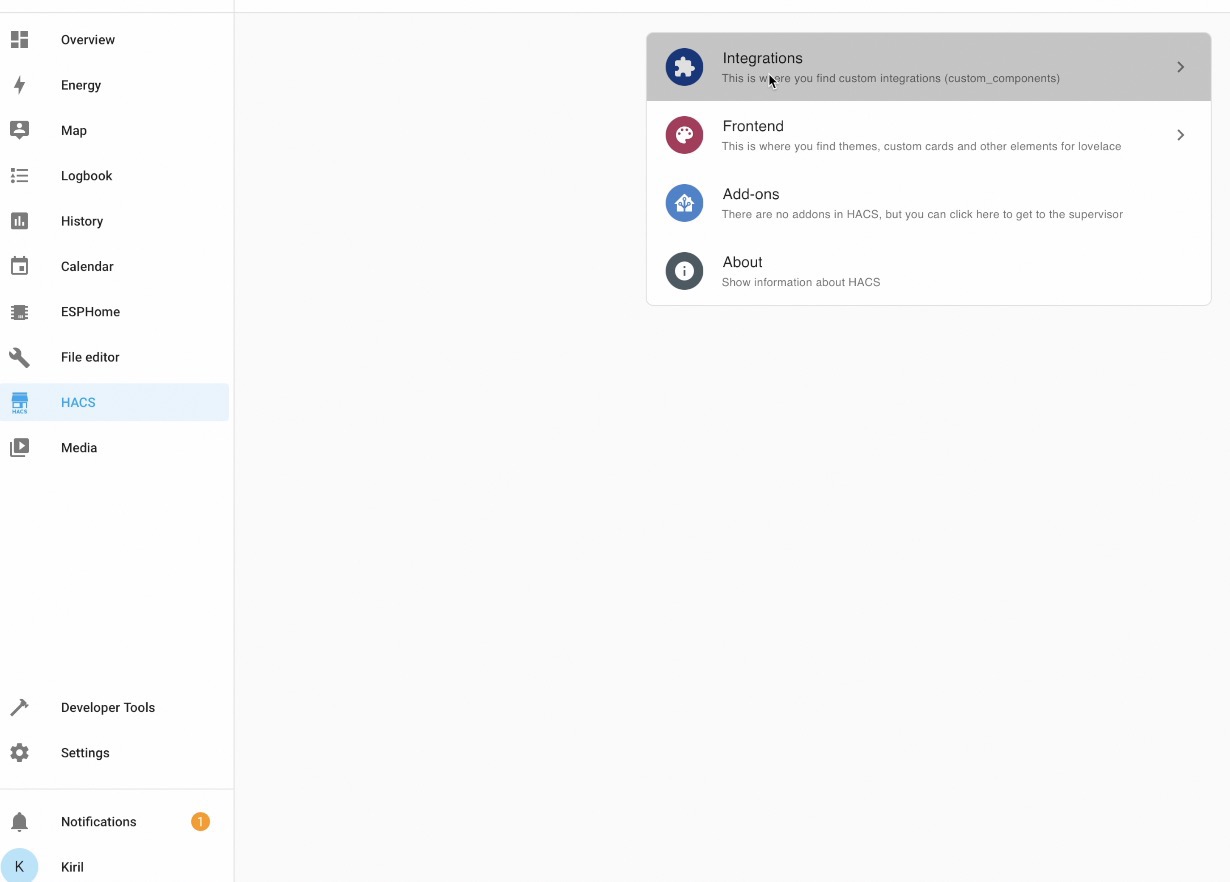 HACS and custom integrations can be blessing or curse. Be careful. 