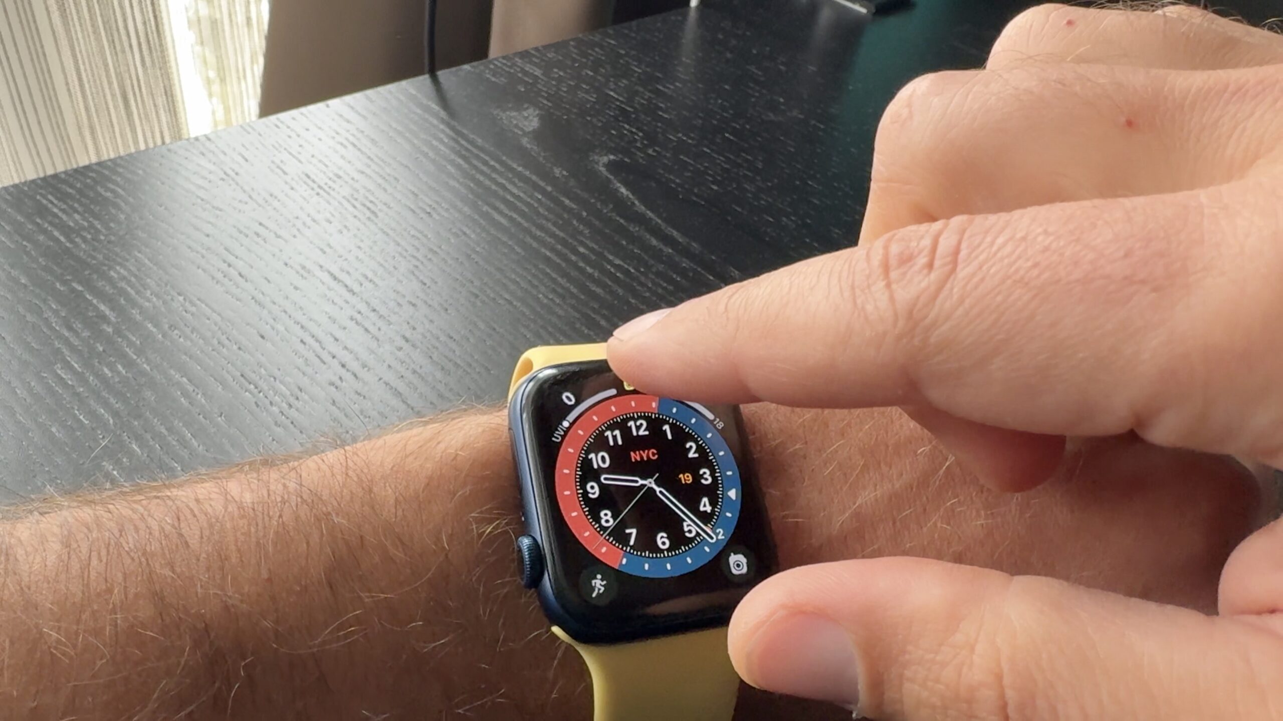 Scratched but still working good Apple Watch 6