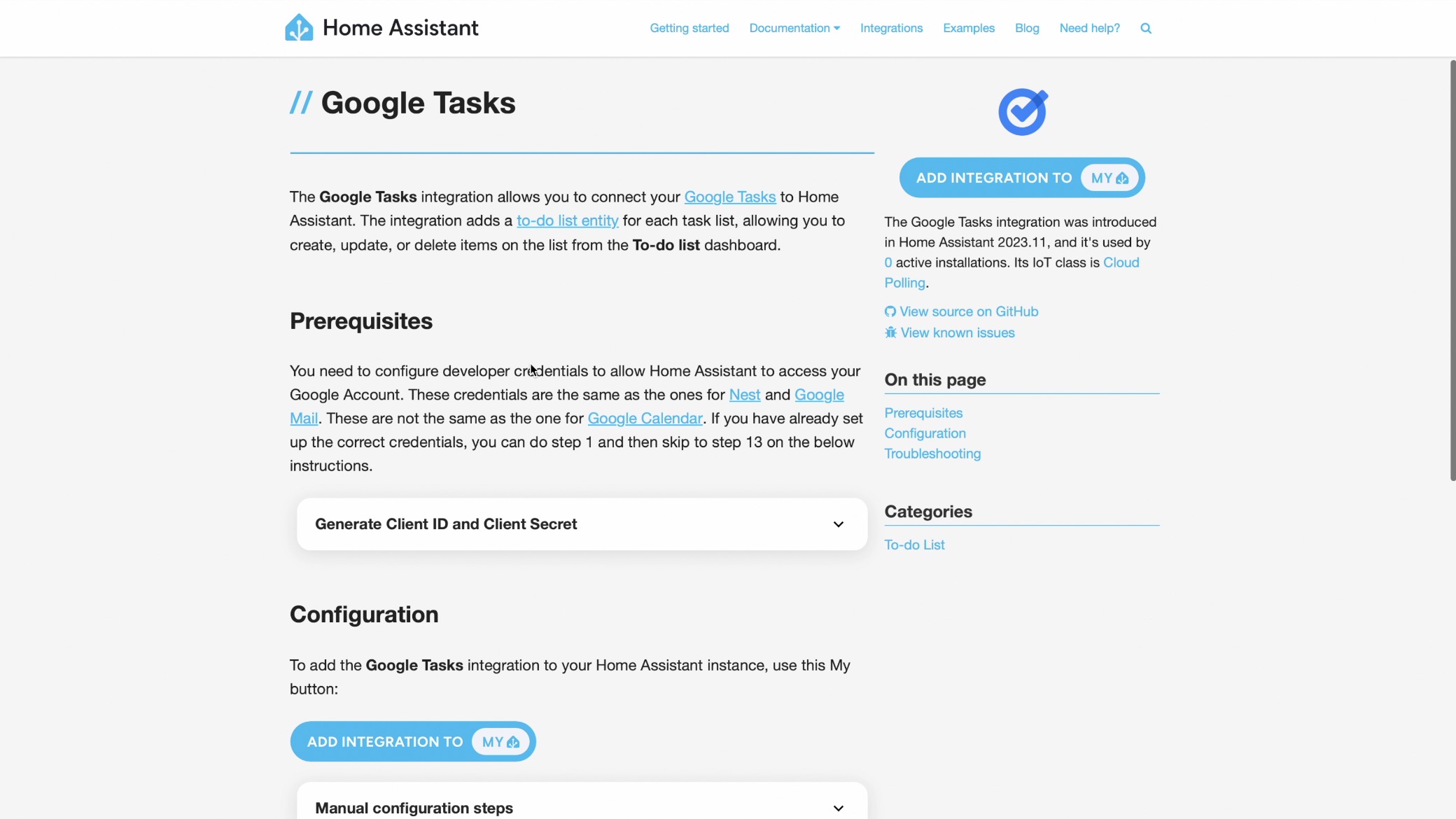 google tasks integration