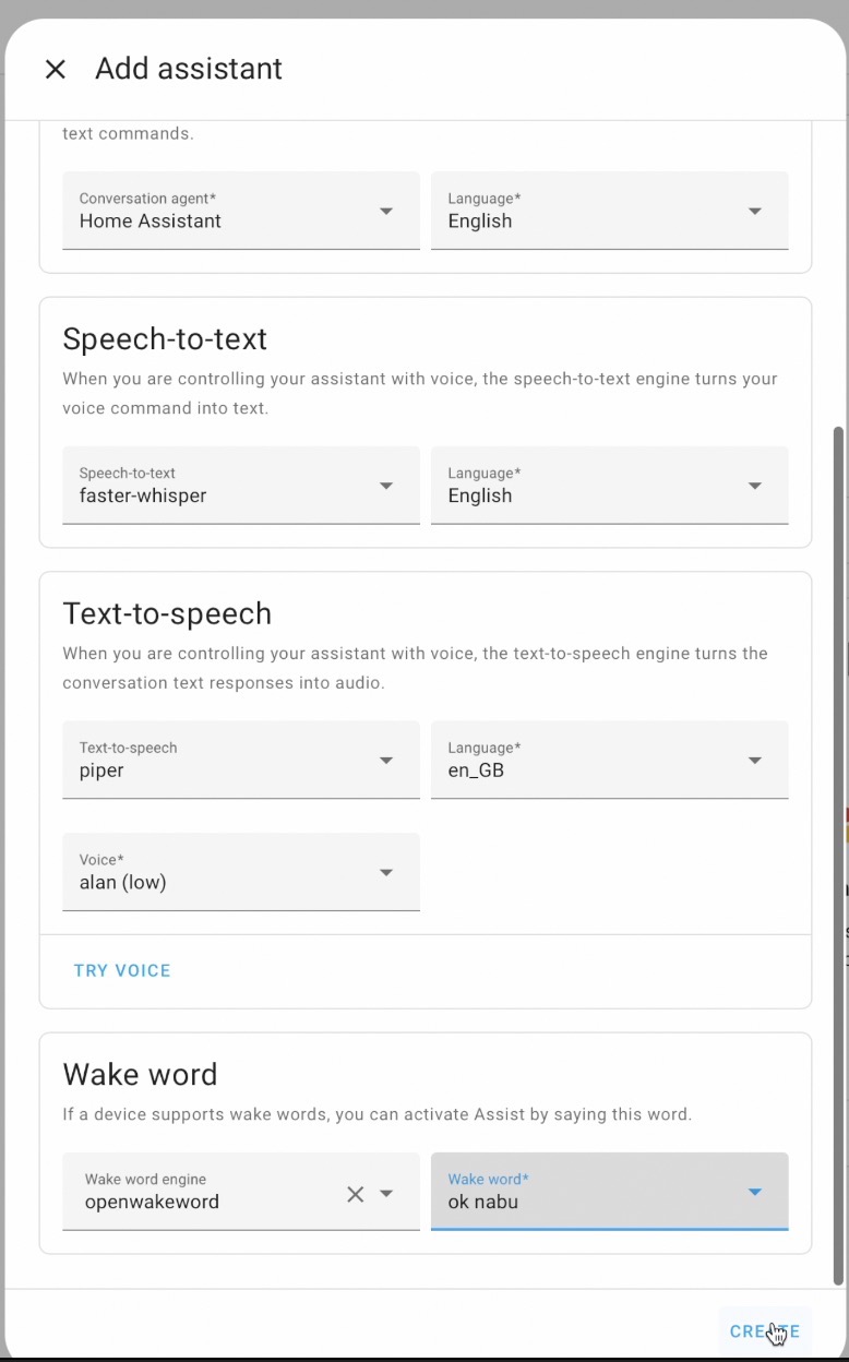 openWakeWord is needed for the Home Assistant wake word to work