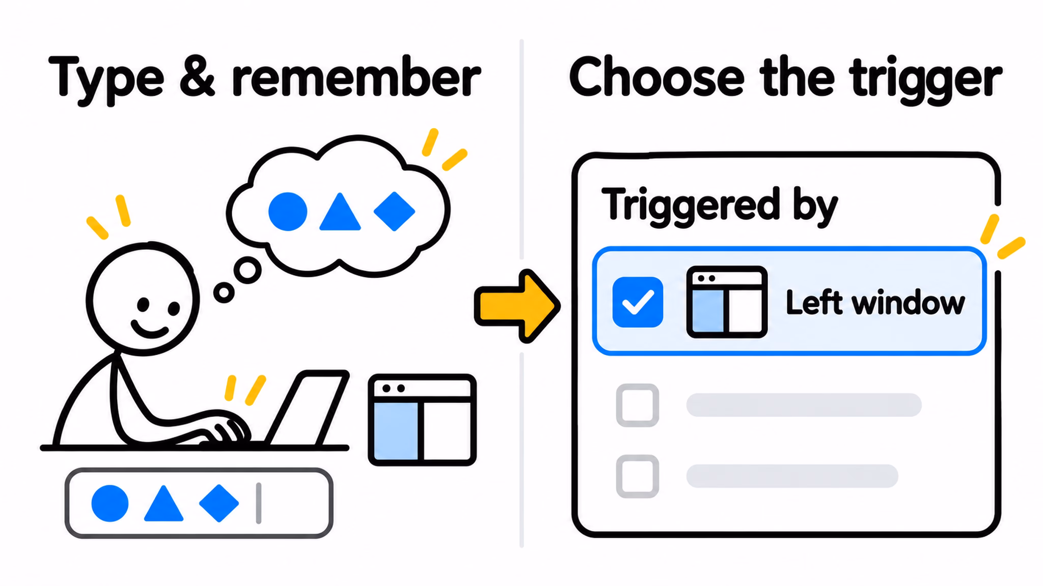 Home Assistant trigger IDs in the visual Triggered by picker compared with manual ID entry